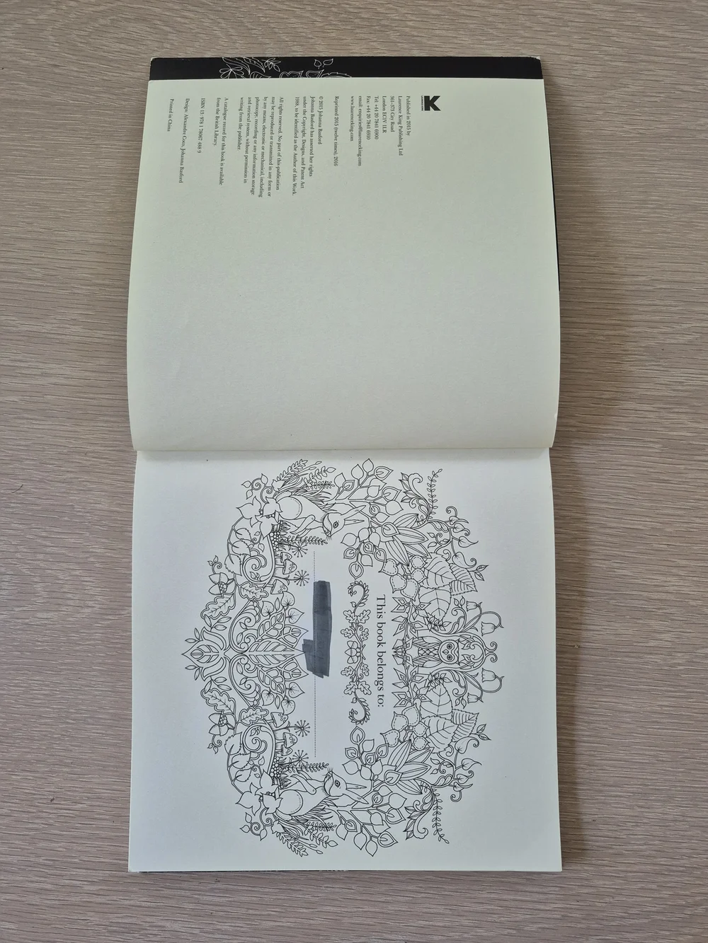 Enchanted Forest Coloring Book by — Cream & Gold